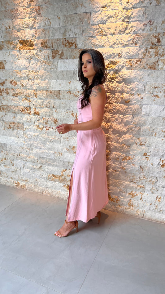 Conjunto Saia cropped Pespontada JEN- Rosa 5973