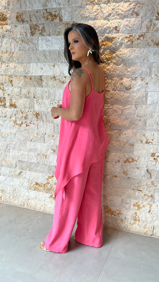 Conjunto CL BL Assimétrica ARA- Rosa 5914