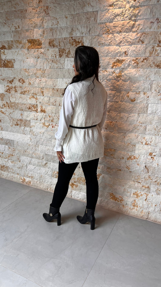 Camisa com Colete EAG- Branco 5693