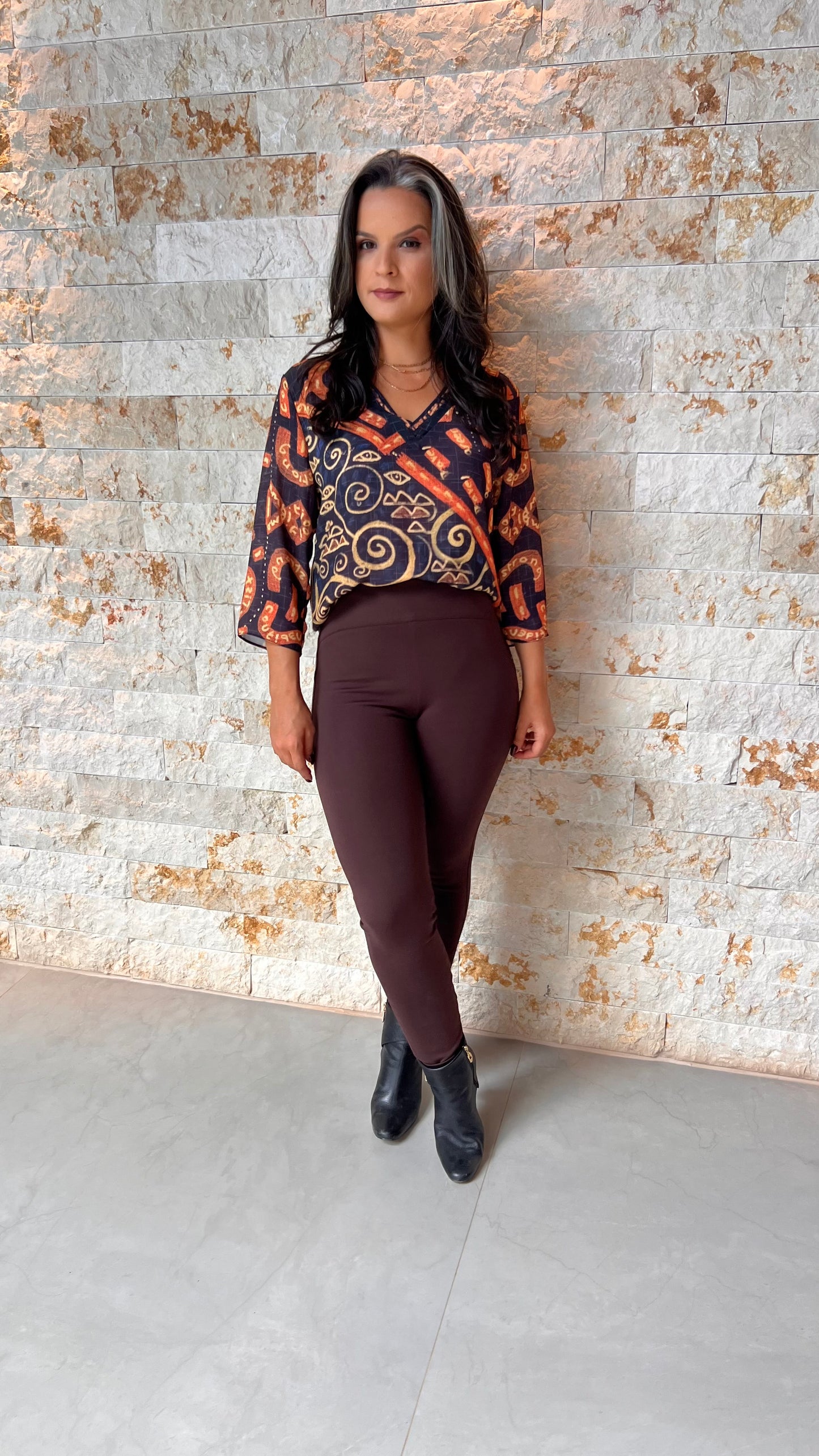 Calça Lipo- Marrom 3360