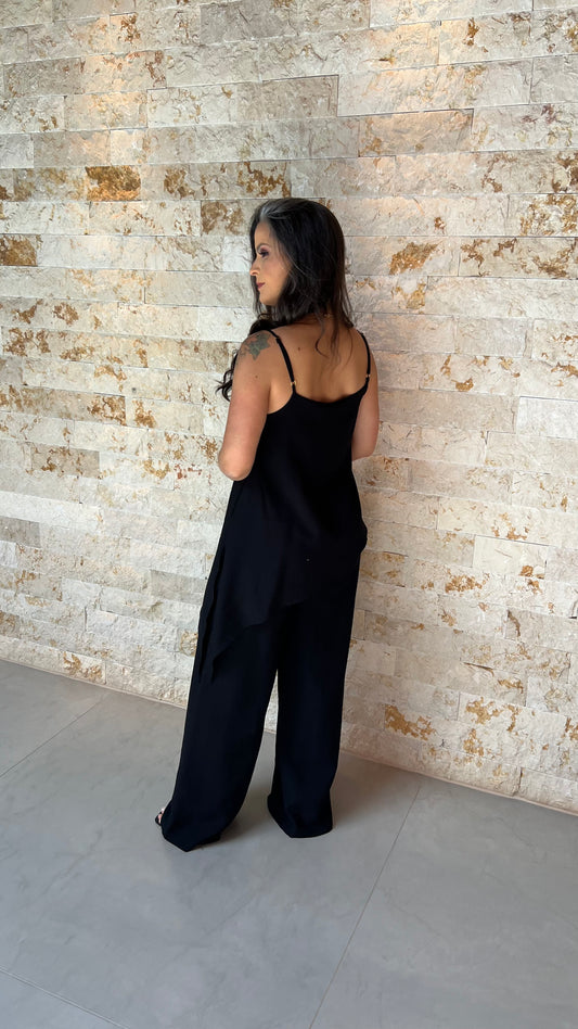 Conjunto CL BL Assimétrica ARA- Preto 5914