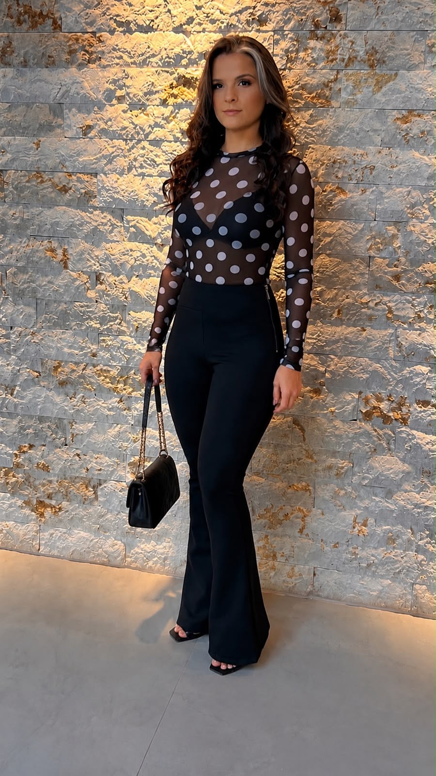 Blusa Manga Longa Tule LA RO- Estampa 2 6321