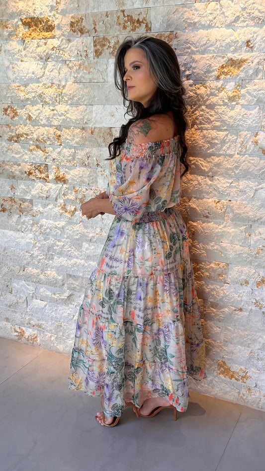 Conjunto saia cropped ombro folhagem
ref : 6024