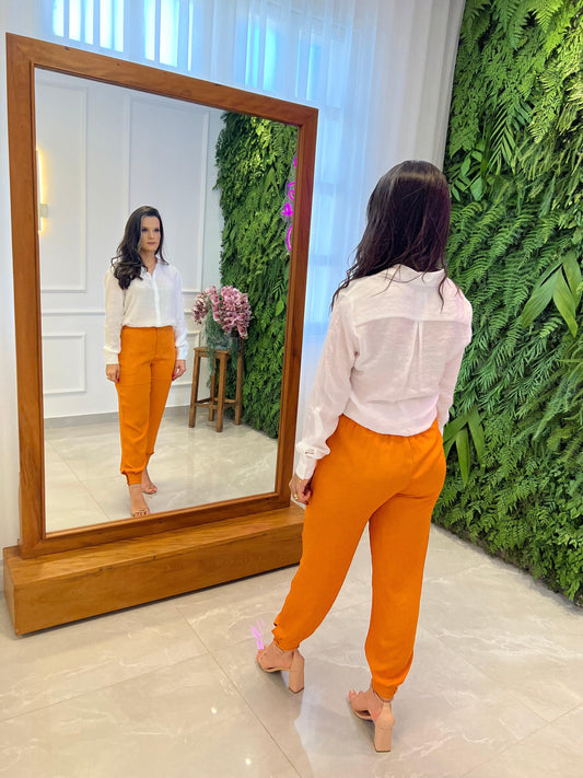 Carrot Pocket Knife Pants - Orange