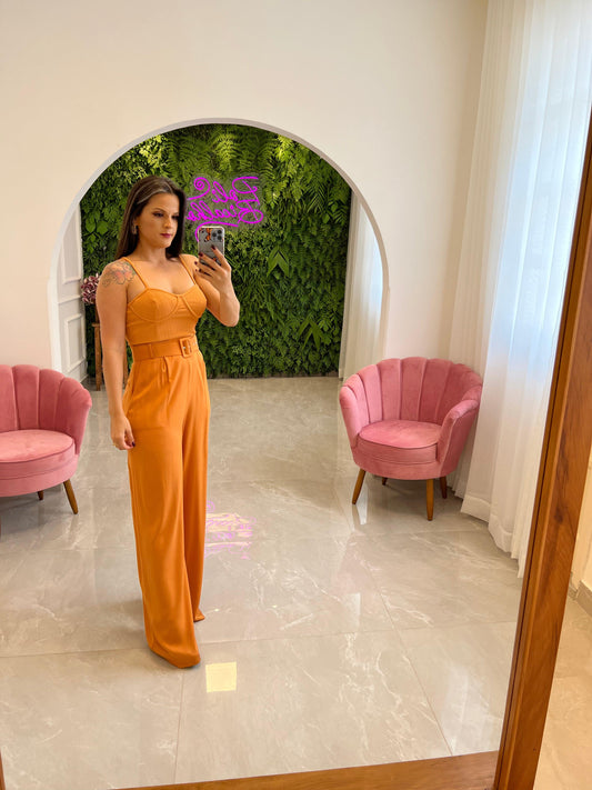 Cropped Cut Bust - Mustard