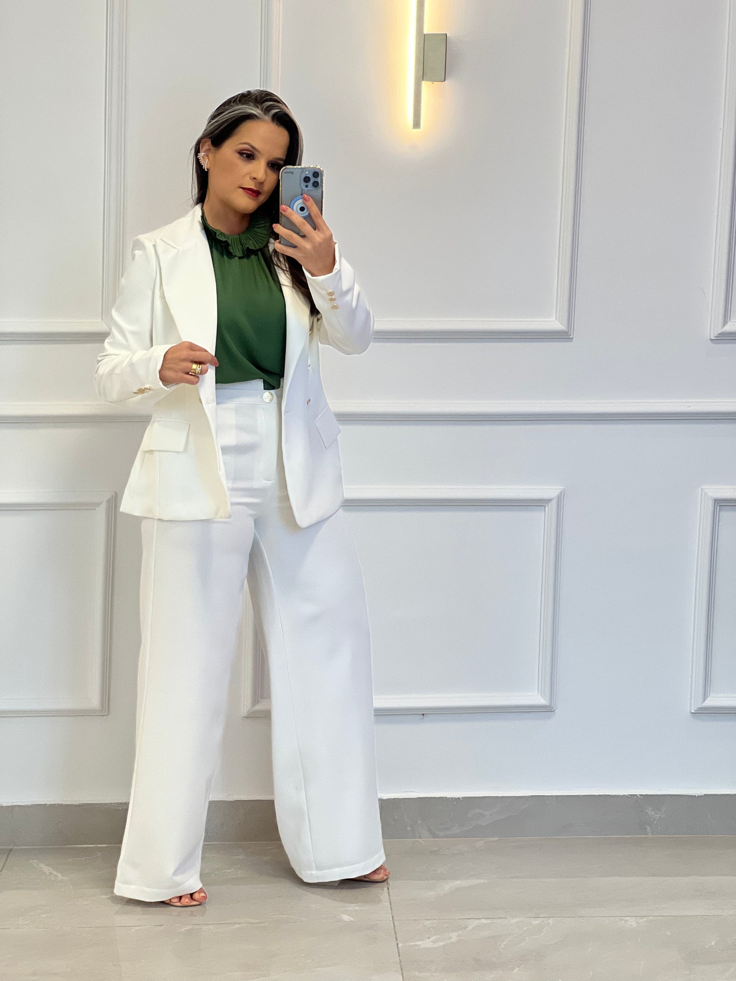 Blazer Tailoring Buttons- White
