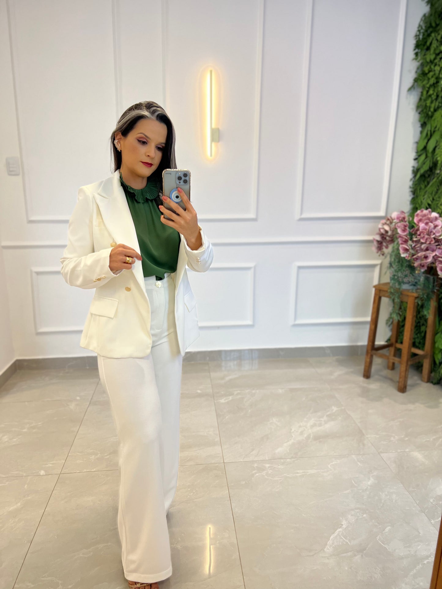 Blazer Tailoring Buttons- White