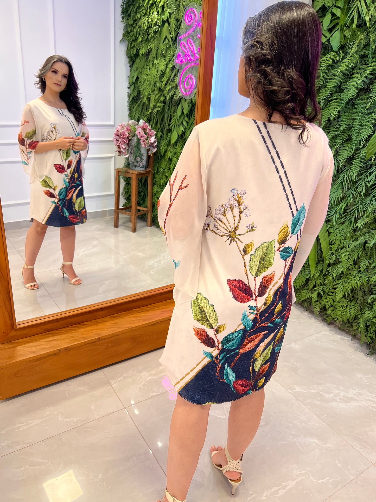 Short Barra Ramos Dress - Printed