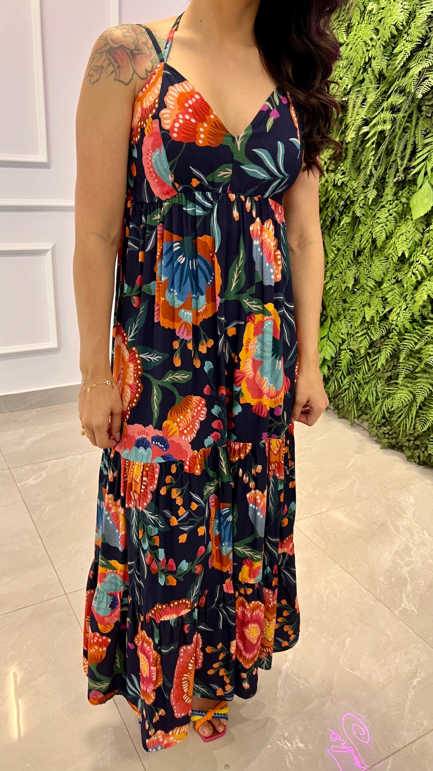 Vestido Midi Primavera- Estampado
