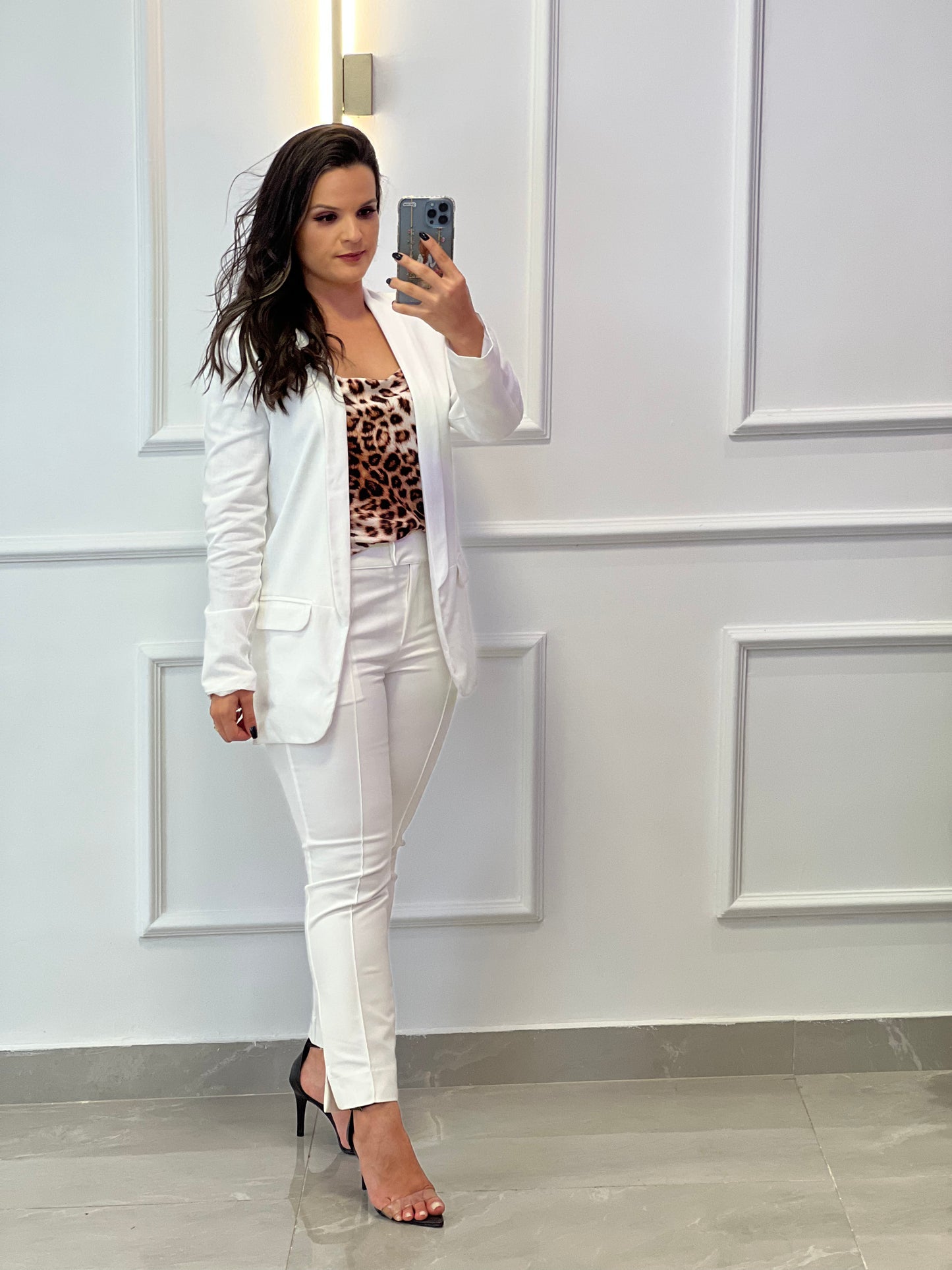 Blazer Linho - Branco/ Off