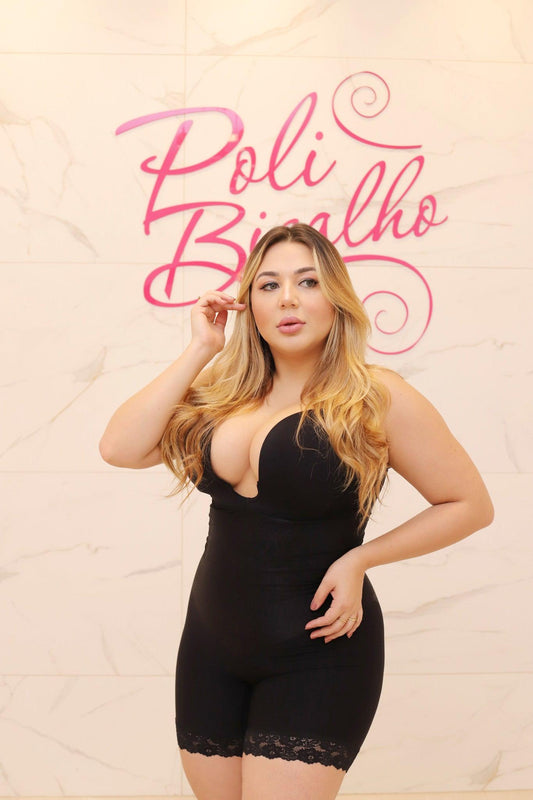 Macaquinho Cinta Perfect Shades - Preto 4605