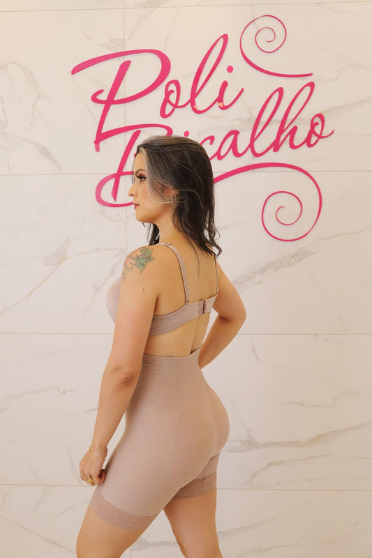 Short Cinta Boxer Lace Shades - Nude 4602