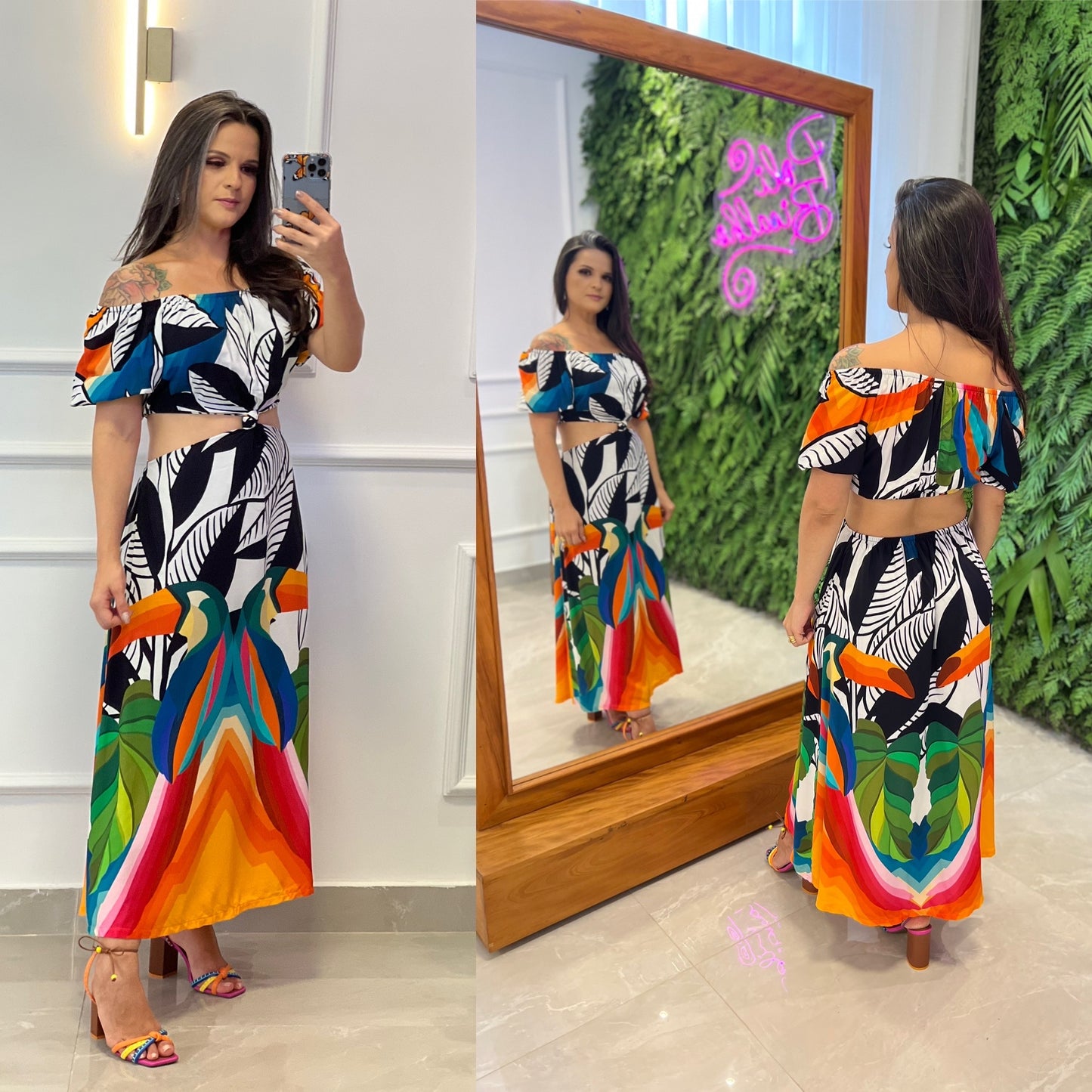 Vestido Longuete Tucano - Estampado
