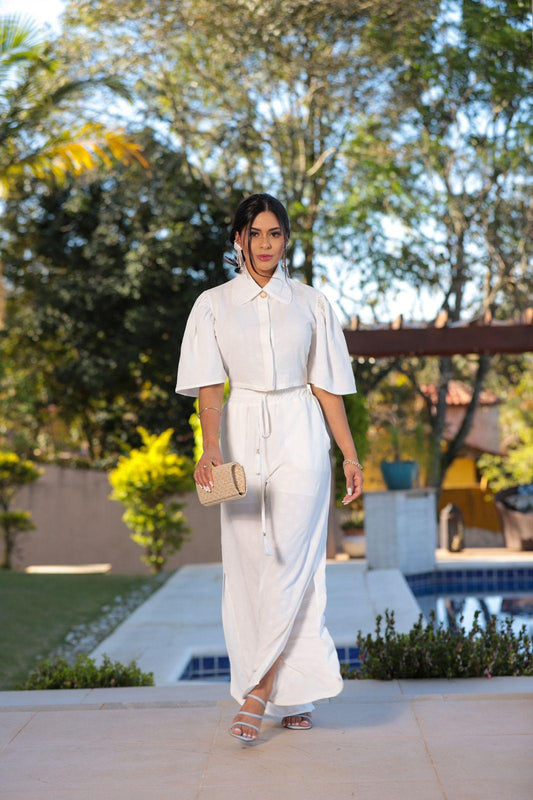 Pantacourt Poá Set - White