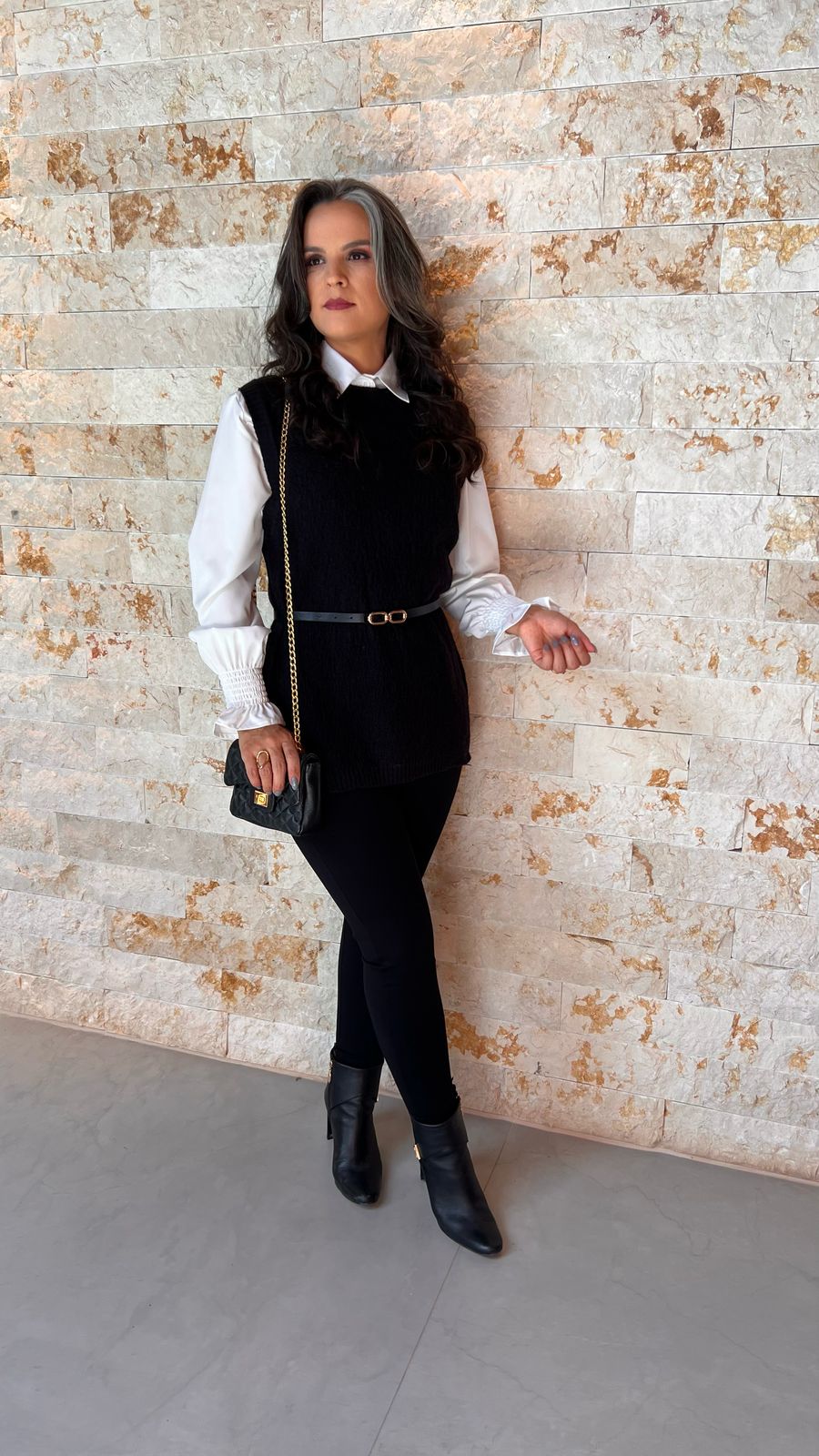Camisa com Colete EAG- Preto 5693