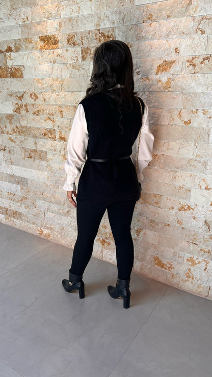 Camisa com Colete EAG- Preto 5693