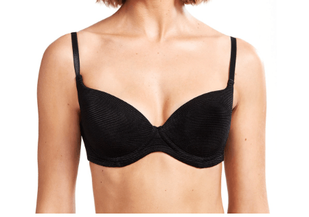 Shades Glossy Bra - Black