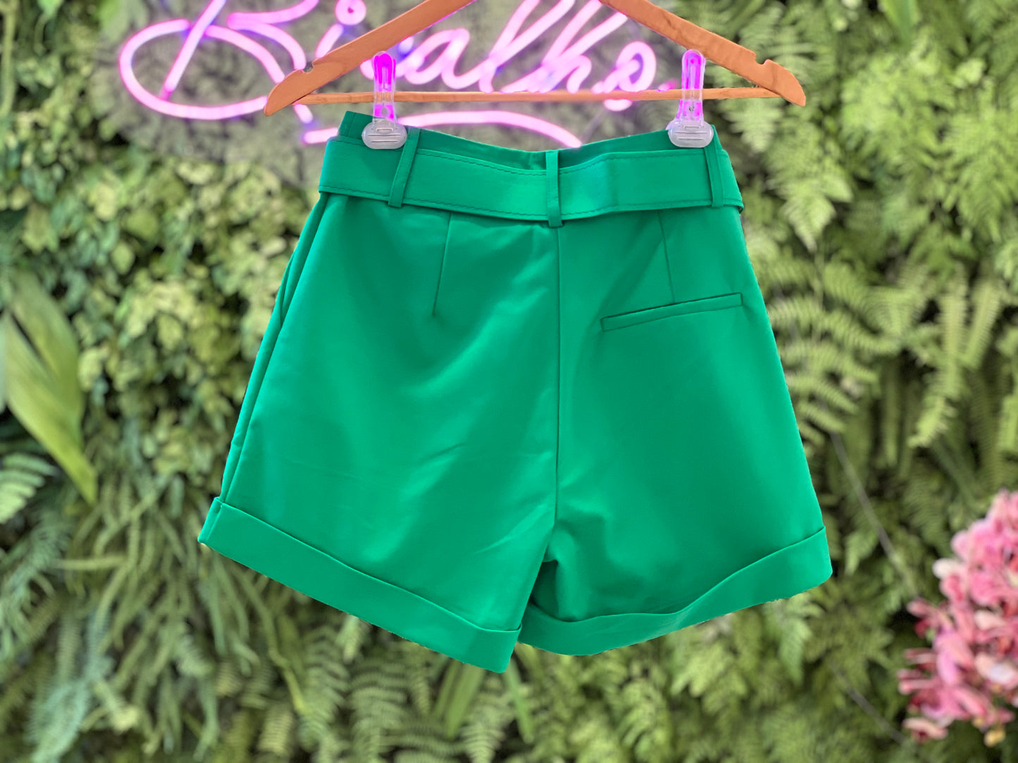 Belt Tailoring Short - Green